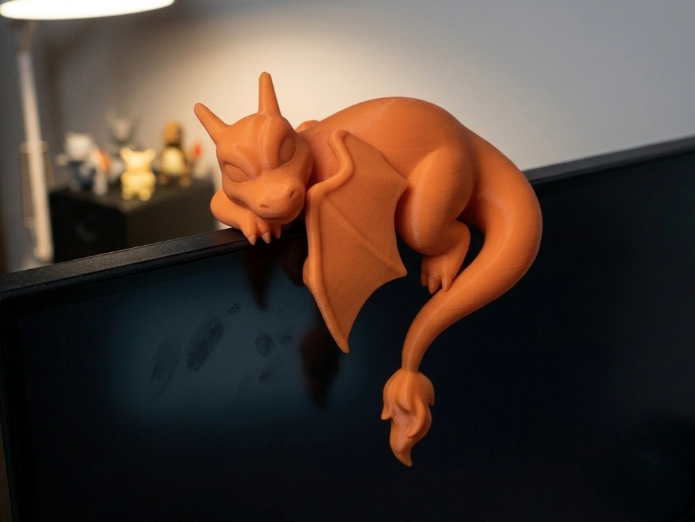 Cuddly Sleeping Charizard Pokemon Monitor Buddy 