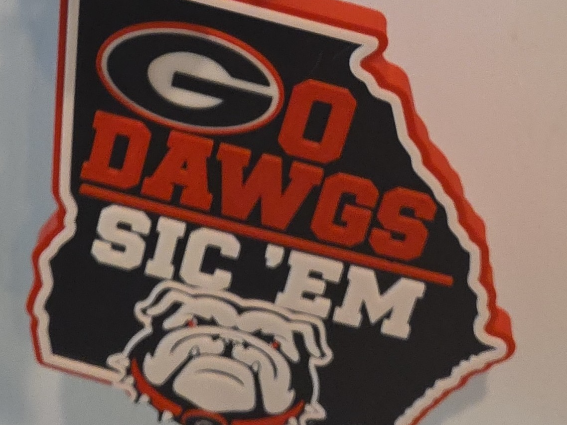 UGA Sic 'Em Oversize Hype Chain Charm