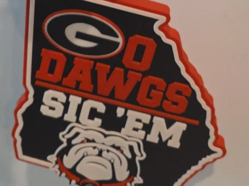 UGA Sic 'Em Oversize Hype Chain Charm