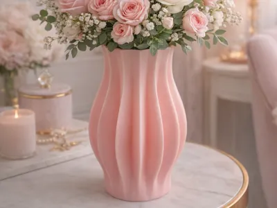 Radial Fold Vase