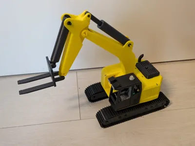 Pallet Fork Cyberbrick Excavator