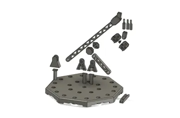 Letrero o emblema decorativo: Mecha Action Base 1 Parts and Bases — vista de referencia 4
