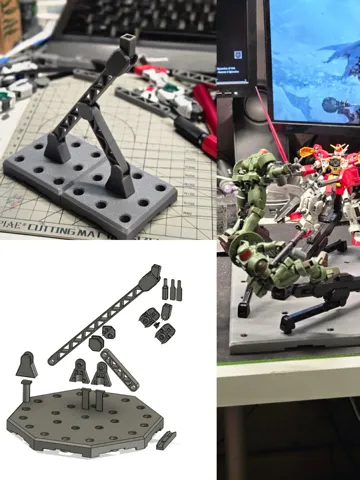 Letrero o emblema decorativo: Mecha Action Base 1 Parts and Bases — vista de referencia 2