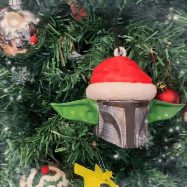 YodaMando keychain - Starwars Christmas Decoration