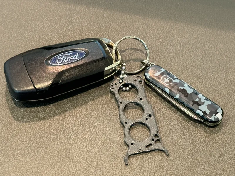 Ford V6 2.7L Ecoboost Head Gasket Keychain