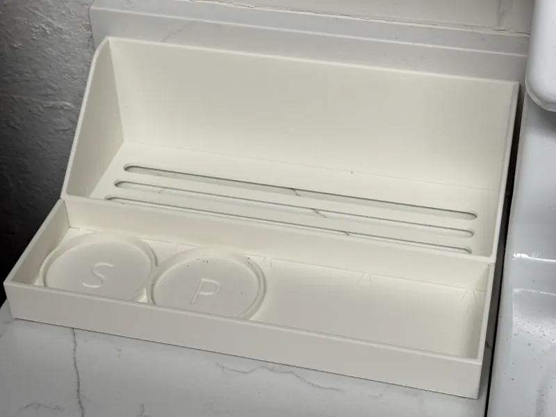 Kitchen Oil + Condiment Organization Tray