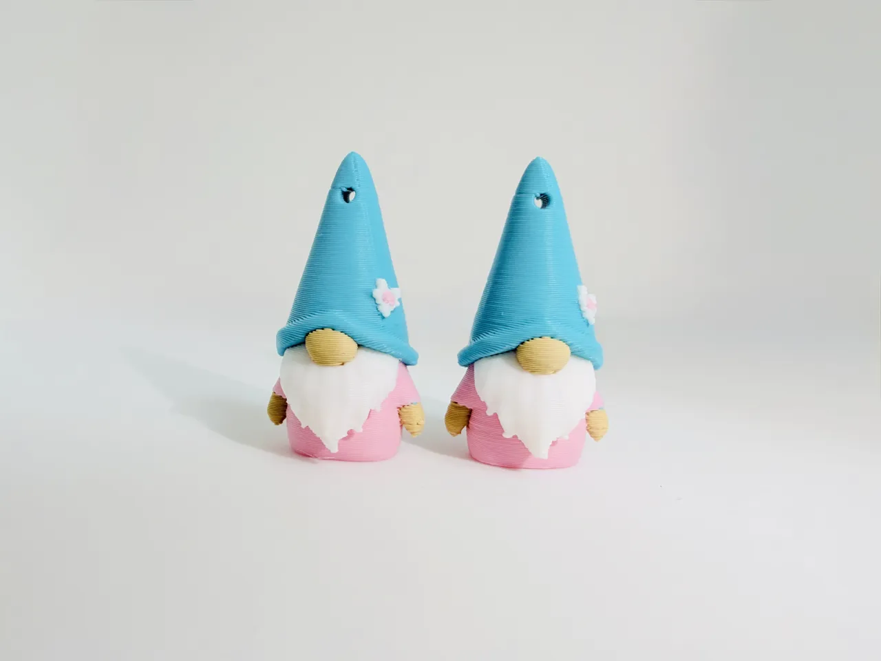 Pastel Easter gnome Dangle Earrings view 2