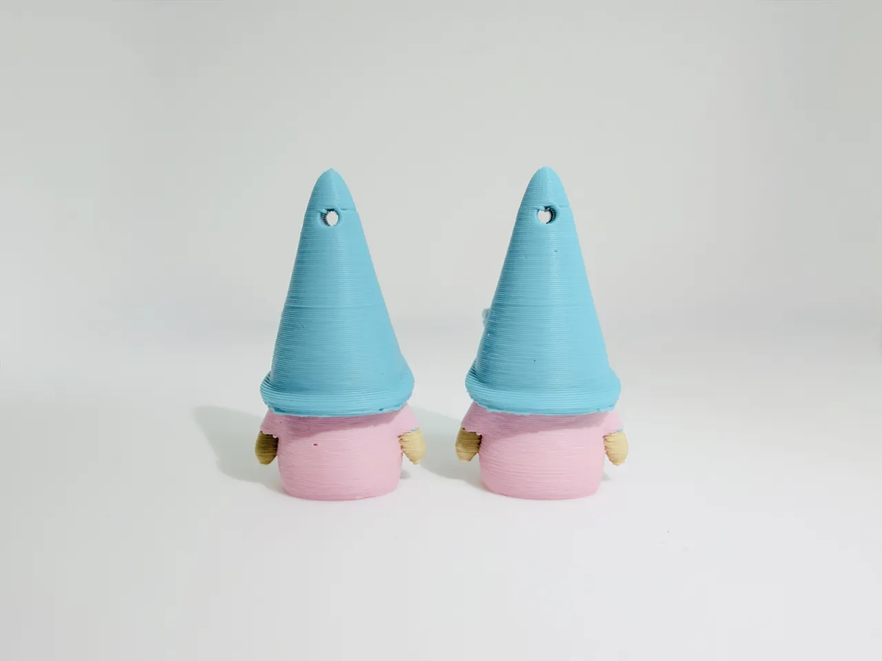 Pastel Easter gnome Dangle Earrings view 3