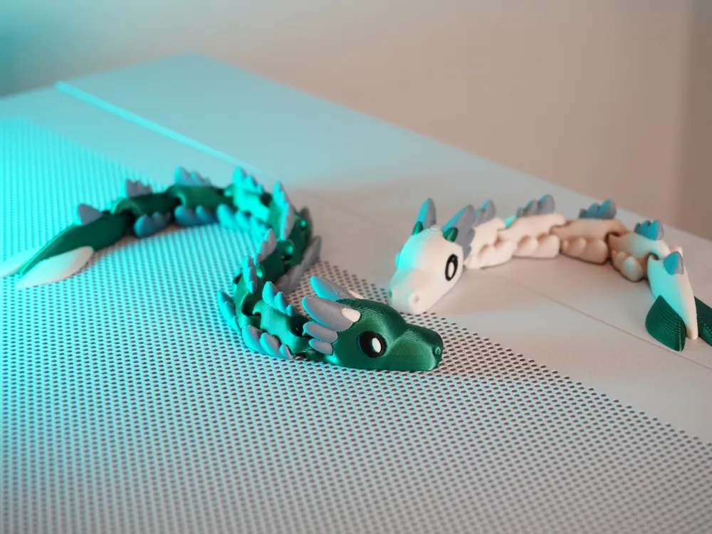 Cloud Wyrm - Articulated Dragon - Free 3D Print Model - MakerWorld