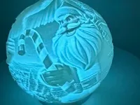 Photophore Père Noël contre Grinch — photo 2