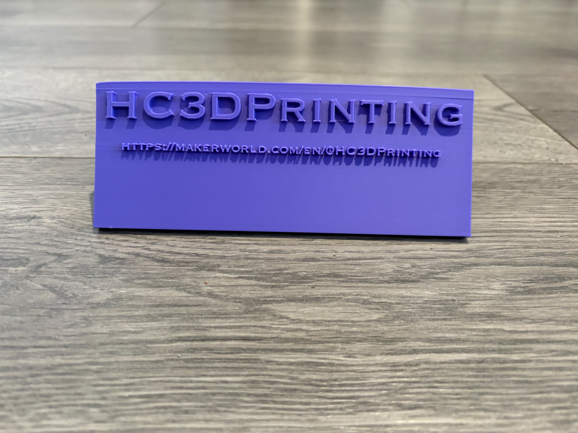 Customizable Sign (Customize in Bambu Studio!)