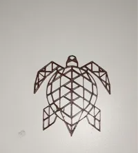 Tortue déco murale en ligne continue — photo 1