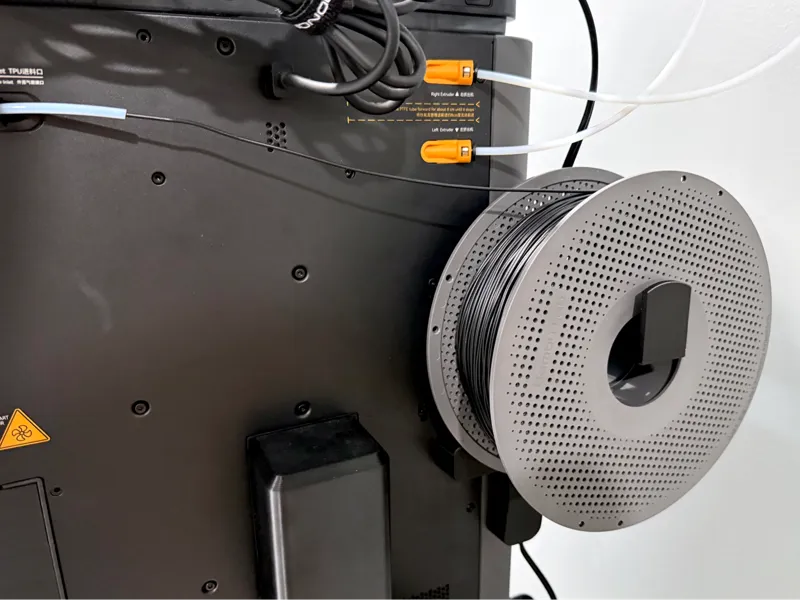 Rear-facing TPU Spool Holder for H2 Series