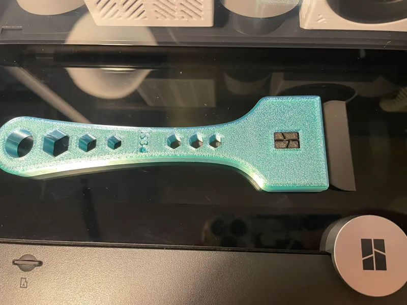 Ultra sharp bed scraper with removable blade