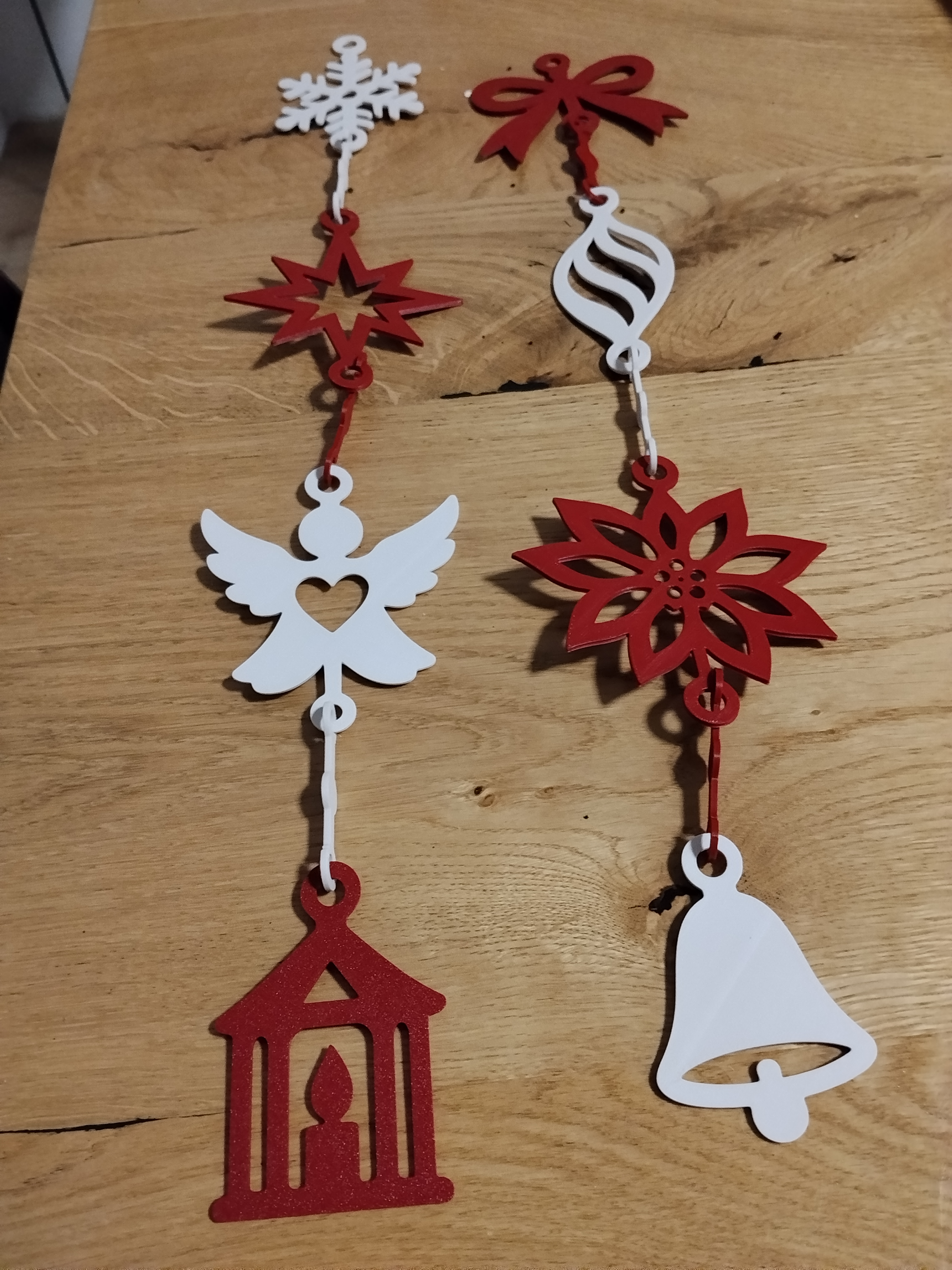 Christmas Window Hanging Ornaments Set - 1
