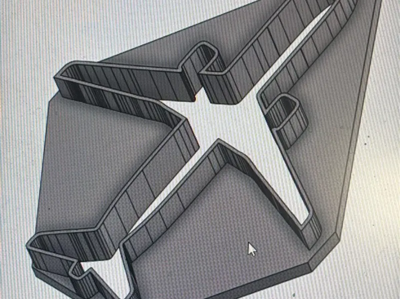 Airplane cookie cutter