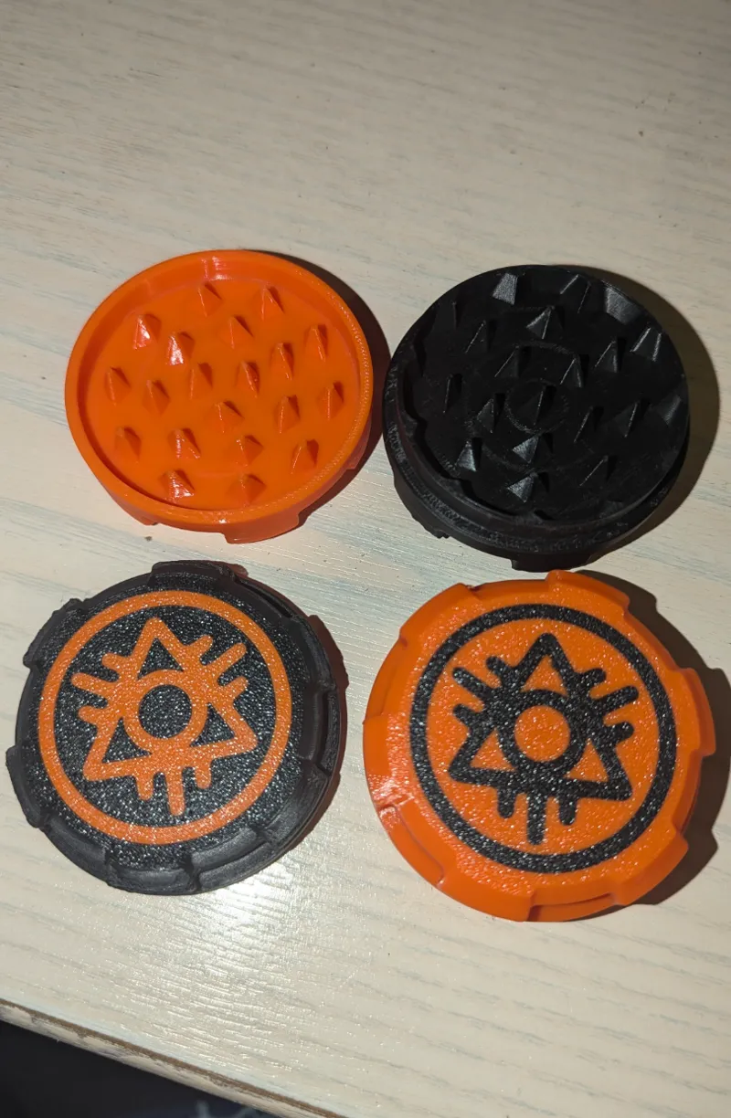Boomtown Logo Herb Grinder ( With F3D file)