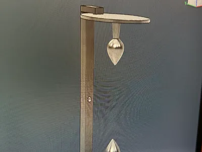 sliding paper towel holder; wall mount