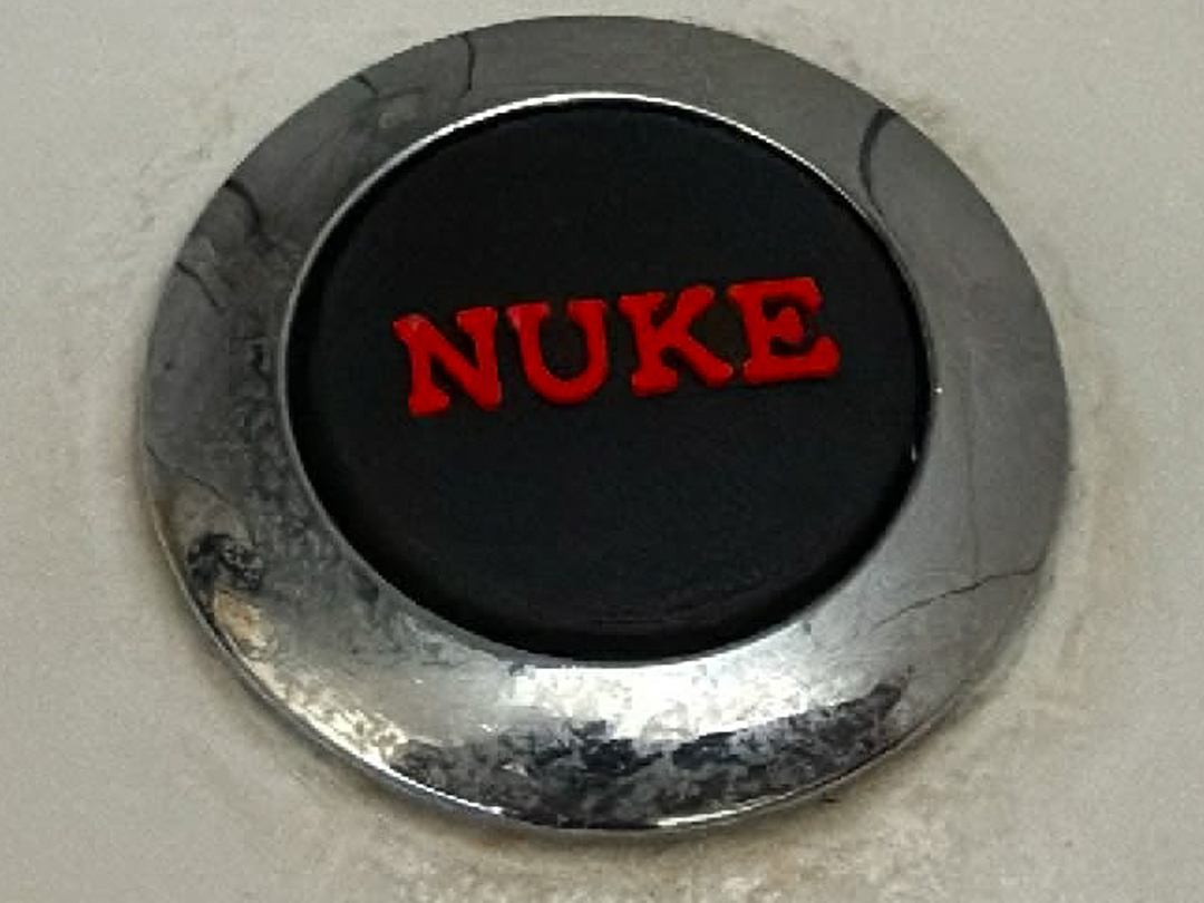 Toilet flush button