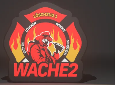 Lightbox Neuwied Fire Department Crest