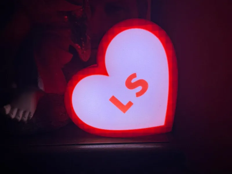 BOX CUORE LUMINOSO