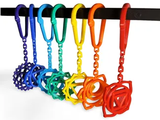 Chakras Keychain Set