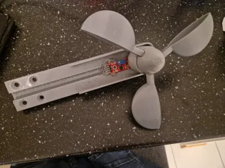 Anemometro per tende da sole senza supporto