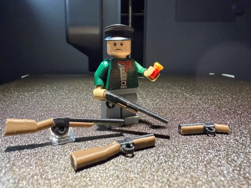 minifigure double barrel shotgun and varients 