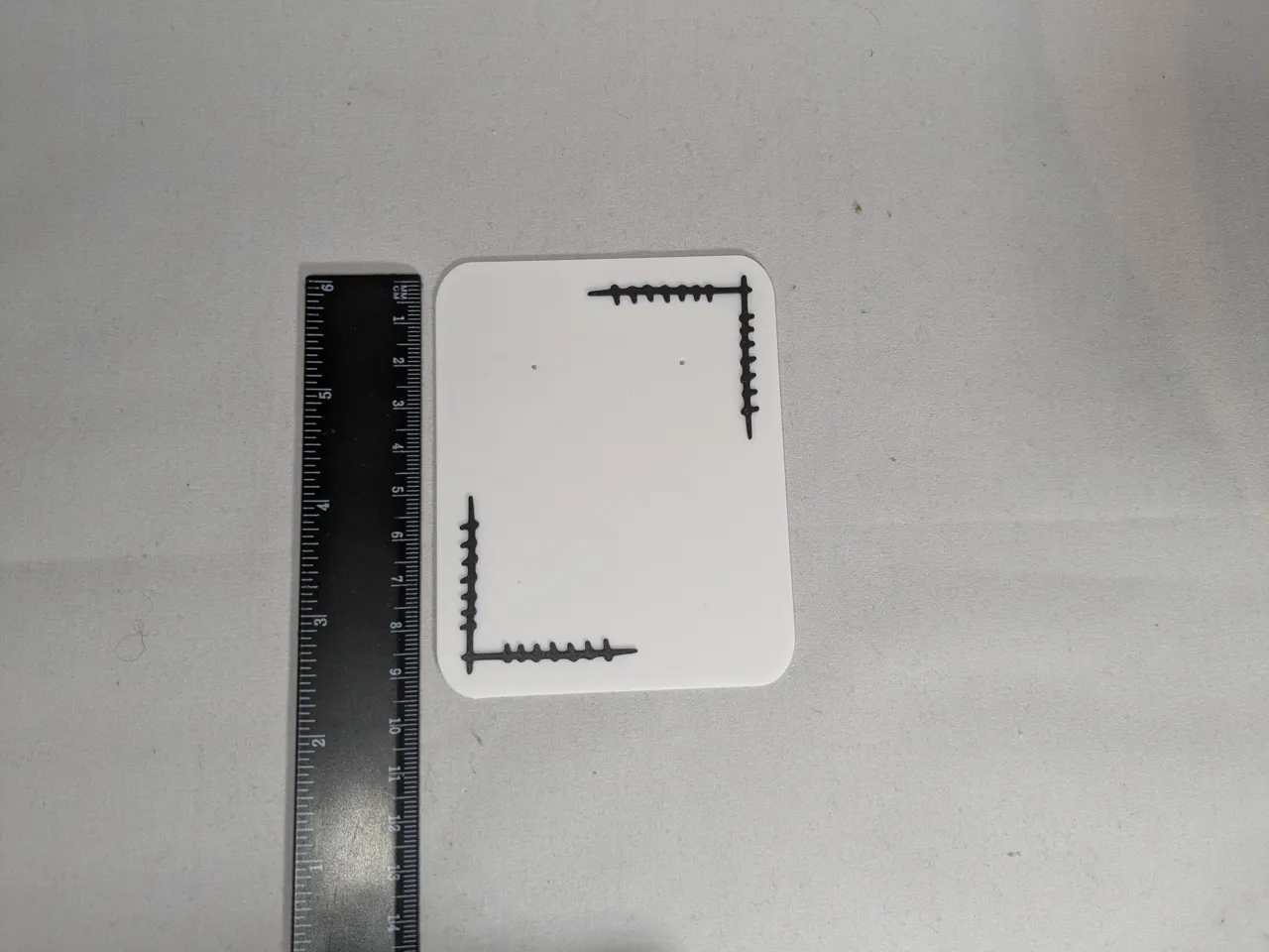 Stitched earring holder card view 4