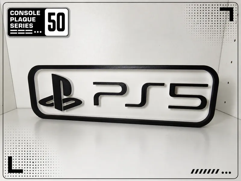 Console Logo Plaque - PS5 / PlayStation 5