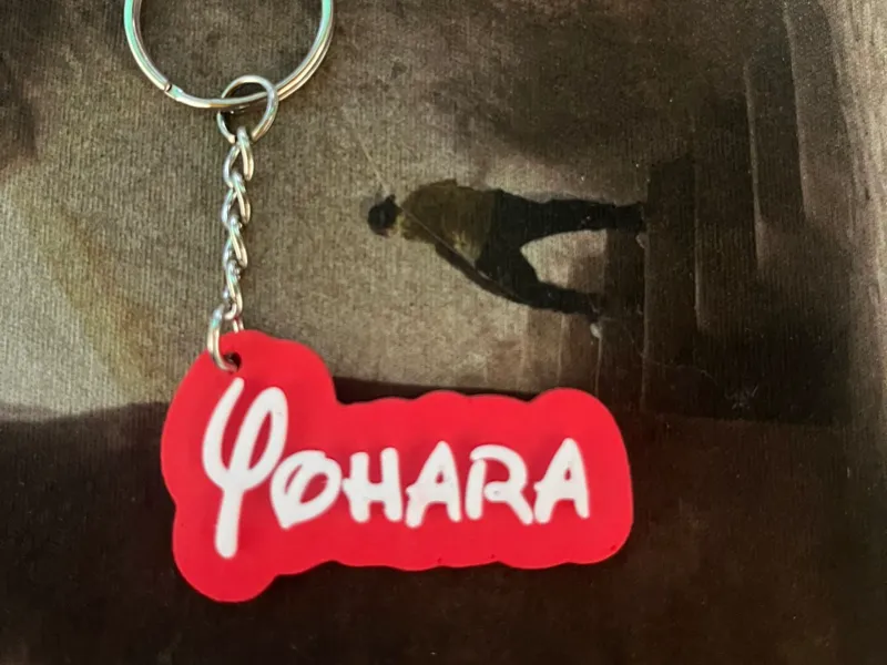 Llavero con el nombre de Yohara