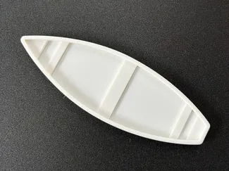 Row boat shape A for 25mm miniatures