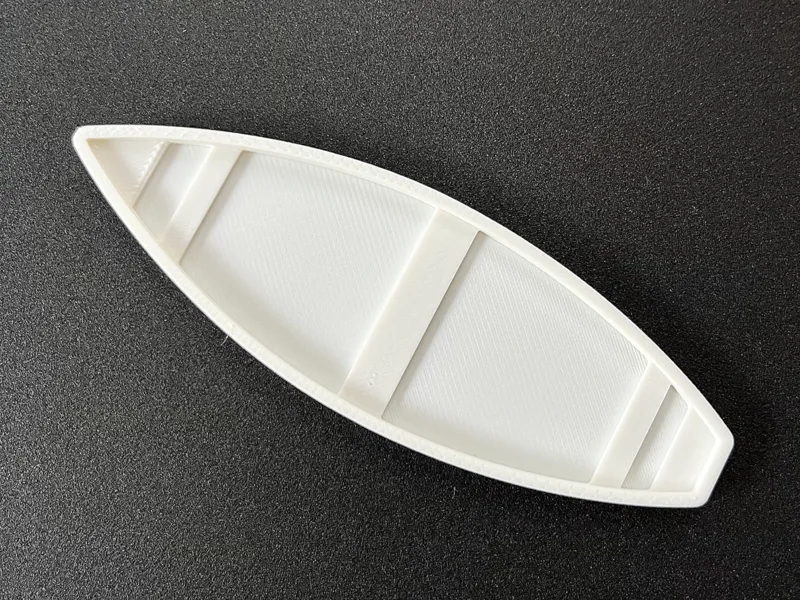 Row boat shape A for 25mm miniatures