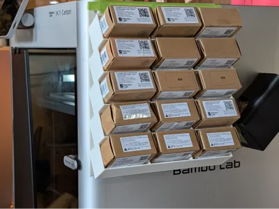 Bambu nozzles and parts (boxed) storage