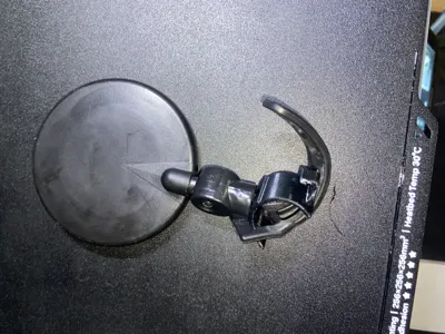 Bicycle mirror replacement mount