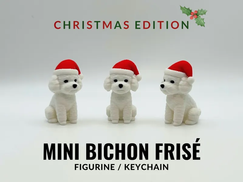 Mini Bichon Frisé - Christmas Edition