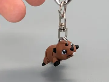 Modelo para impresión 3D: Tiny Beaver — vista de referencia 2