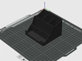 business card with pen holder