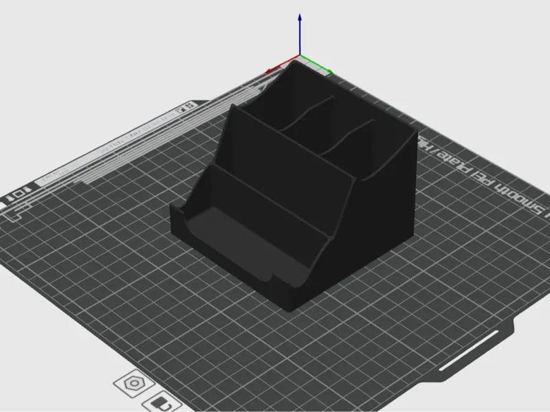 business card with pen holder
