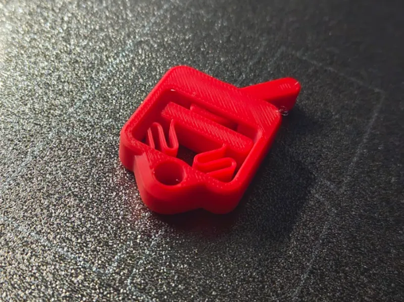 Print-in-Place Fidget Toggle Switch - Keychain