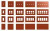 Oversized Gang Plates - Normal Depth - Flat Edge