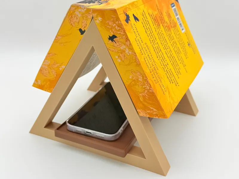 Book Holder with Phone & Glasses Storage
