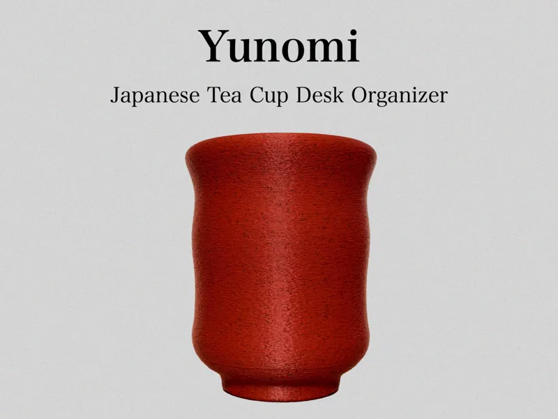 Yunomi - Japanese Tea Cup Desk Organizer