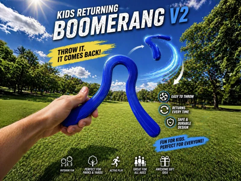 Kids Returning Boomerang V2- (easy)