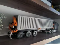 stackable shipping container trailer