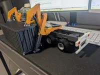 stackable shipping container trailer a1