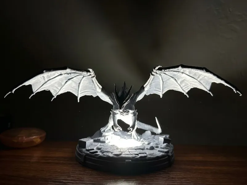 Ancient Dragon Guardian - Magic Lamp