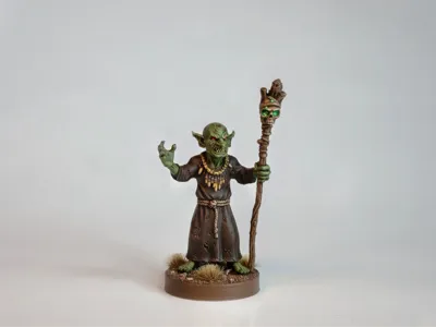 Goblin Shaman - D&D Mini [23mm] [No Base]
