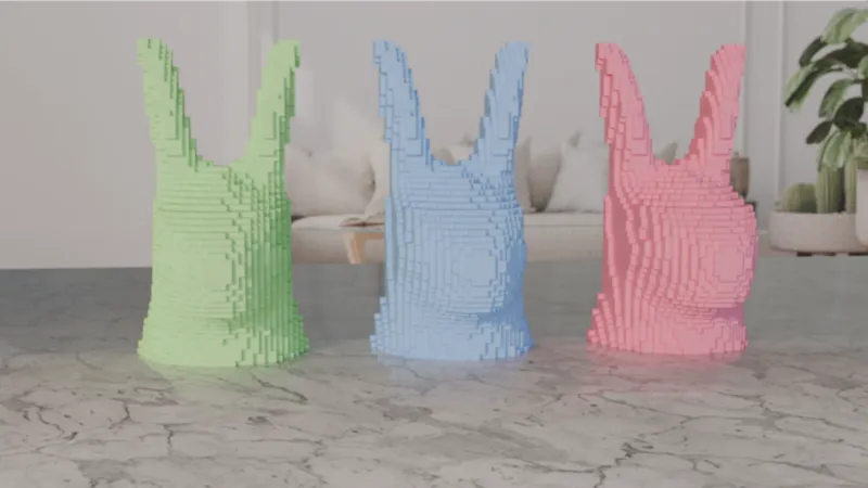 Voxel Easter Bunny