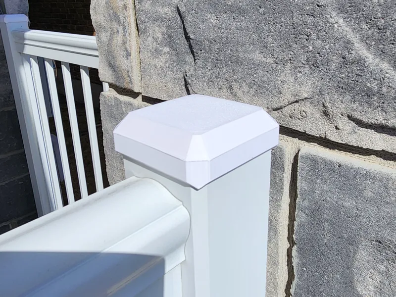 Modern 3x3 Railing Post Cap